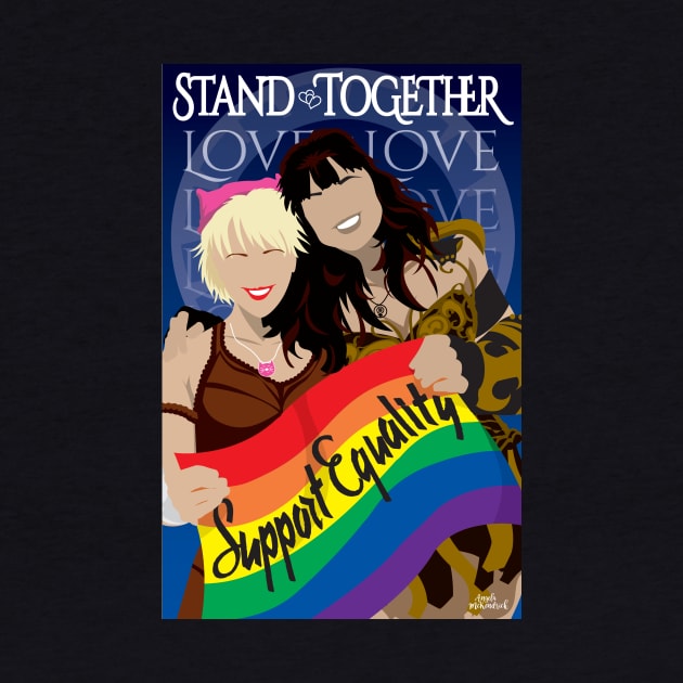 Warrior Princess Support Equality by CuddleswithCatsArt